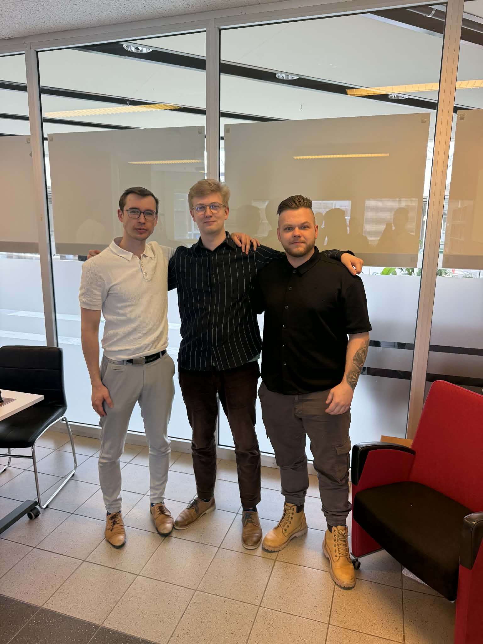 Efstu þrír í aprílmóti Skákfélags Mosfellsbæjar